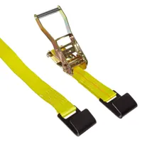 1" X 15" Nylon Ratchet Strap W/ S Hooks